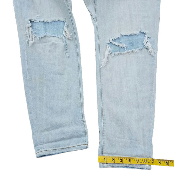 Boyfriend Joggers One Teaspoon Shabbies Jeans Size Med Light Wash Cotton Denim - Picture 5 of 14